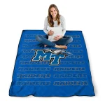 middle tennessee blue raiders bold red blue quilt blanket best selling