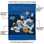 middle tennessee blue raiders disney football blue quilt blanket best selling