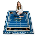 middle tennessee blue raiders mickey player blue quilt blanket best selling