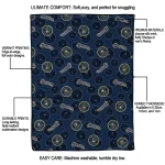 milwaukee brewers solid classic navy blue quilt blanket best selling