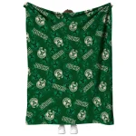 milwaukee bucks solid classic green quilt blanket best selling