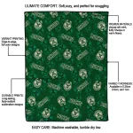 milwaukee bucks solid classic green quilt blanket best selling