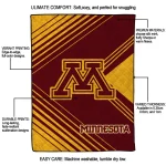 minnesota golden gophers arrow layers maroon quilt blanket best selling