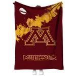 minnesota golden gophers paint trail maroon quilt blanket best selling