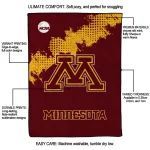 minnesota golden gophers paint trail maroon quilt blanket best selling