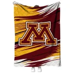 minnesota golden gophers wild lines maroon white quilt blanket best selling