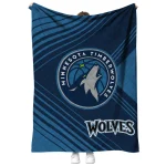 minnesota timberwolves arrow layers midnight blue quilt blanket best selling