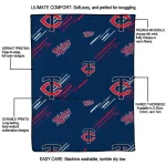 minnesota twins sketch lines navy quilt blanket best selling