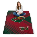 minnesota wild arrow layers red quilt blanket best selling