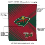 minnesota wild arrow layers red quilt blanket best selling
