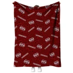 mississippi state bulldogs solid classic maroon quilt blanket best selling