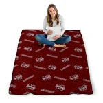 mississippi state bulldogs solid classic maroon quilt blanket best selling