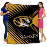 missouri tigers arrow layers black quilt blanket best selling
