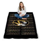 missouri tigers bold red black quilt blanket best selling