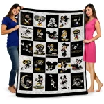 missouri tigers mickey mouse motif black white quilt blanket best selling