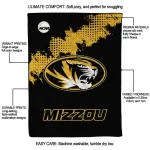 missouri tigers paint trail black quilt blanket best selling