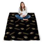 missouri tigers solid classic black quilt blanket best selling