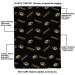 missouri tigers solid classic black quilt blanket best selling