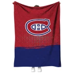 montreal canadiens dot illusion red quilt blanket best selling