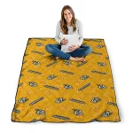 nashville predators solid classic gold quilt blanket best selling