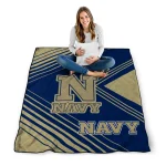 navy midshipmen arrow layers blue quilt blanket best selling
