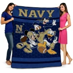 Navy Midshipmen Disney Football Blue Quilt Blanket 1 navy midshipmen disney football blue quilt blanket best selling