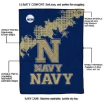 navy midshipmen paint trail blue quilt blanket best selling