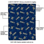 navy midshipmen solid classic blue quilt blanket best selling