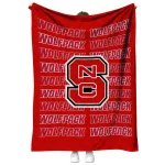 nc state wolfpack bold red quilt blanket best selling