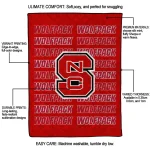 nc state wolfpack bold red quilt blanket best selling