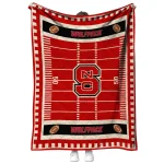 nc state wolfpack mickey player red quilt blanket best selling