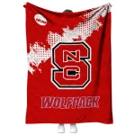 nc state wolfpack paint trail red quilt blanket best selling