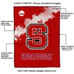 nc state wolfpack paint trail red quilt blanket best selling