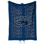 nevada wolf pack bold red blue quilt blanket best selling