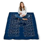 nevada wolf pack bold red blue quilt blanket best selling