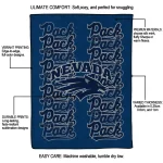 nevada wolf pack bold red blue quilt blanket best selling
