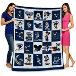 nevada wolf pack mickey mouse motif blue white quilt blanket best selling