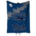 nevada wolf pack paint trail blue quilt blanket best selling