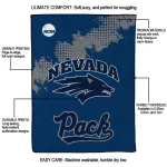 nevada wolf pack paint trail blue quilt blanket best selling