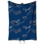 nevada wolf pack sketch lines blue quilt blanket best selling