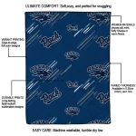 nevada wolf pack sketch lines blue quilt blanket best selling
