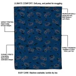 nevada wolf pack solid classic blue quilt blanket best selling