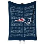 new england patriots bold red blue quilt blanket best selling