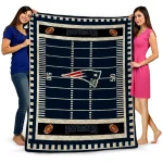 new england patriots mickey player blue quilt blanket best selling