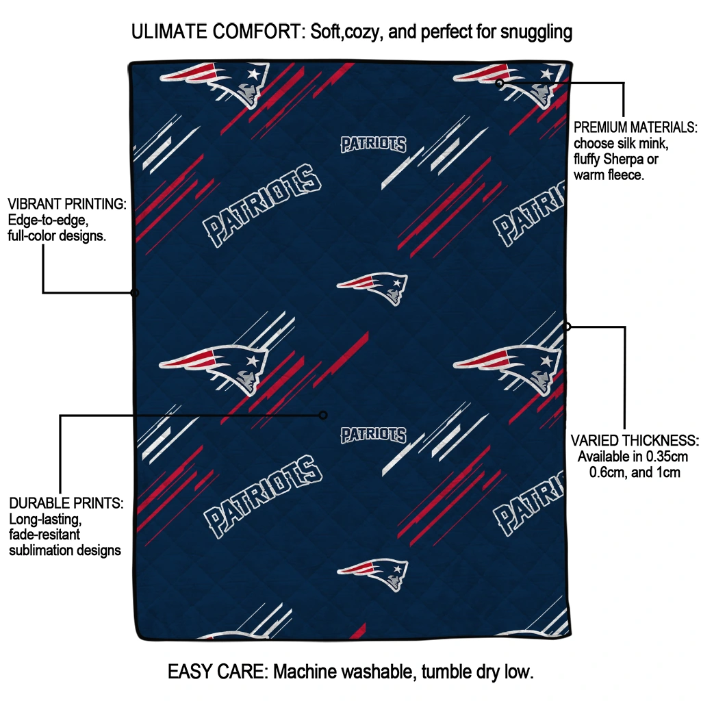 new england patriots sketch lines blue quilt blanket latest model new england patriots sketch lines blue quilt blanket latest model
