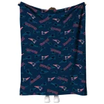 new england patriots solid classic blue quilt blanket best selling