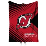 new jersey devils arrow layers red quilt blanket best selling
