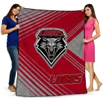 New Mexico Lobos Arrow Layers Red Quilt Blanket 1 new mexico lobos arrow layers red quilt blanket best selling