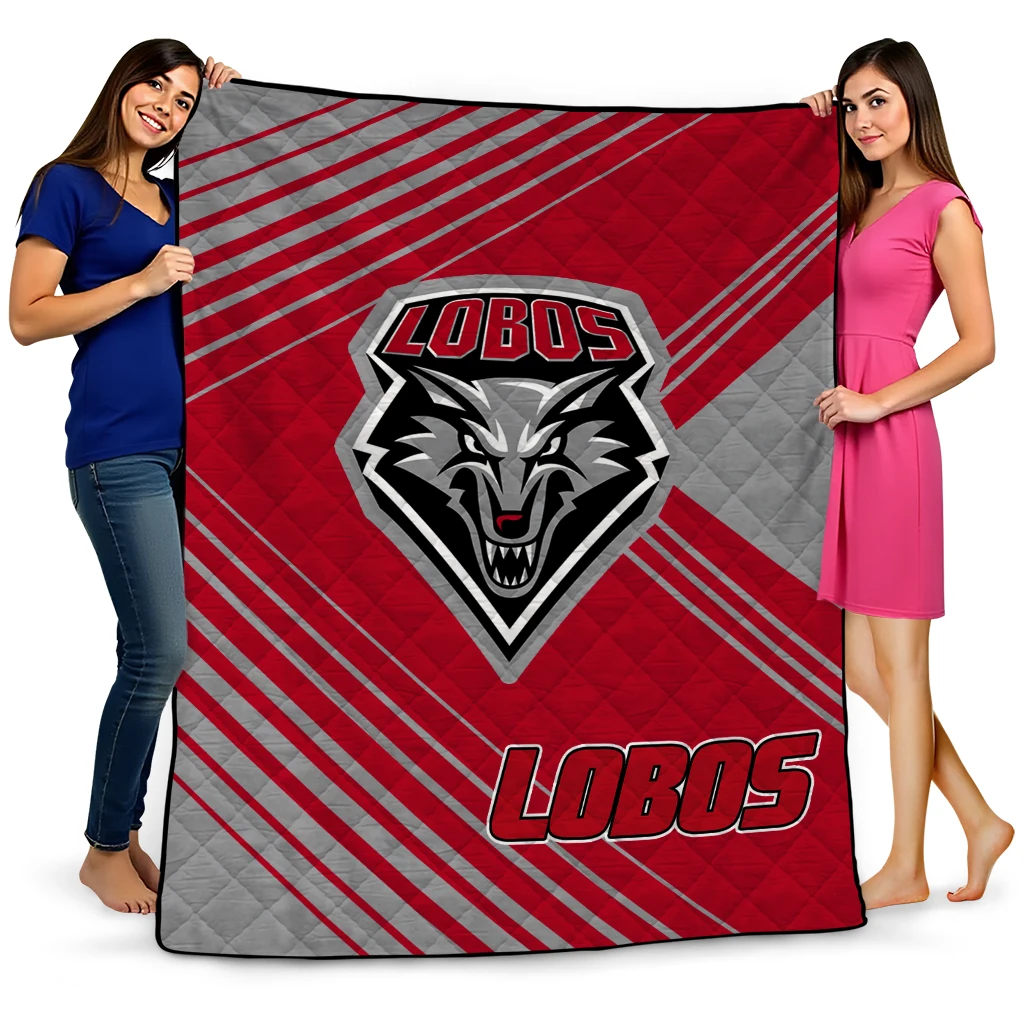 new mexico lobos arrow layers red quilt blanket best selling new mexico lobos arrow layers red quilt blanket best selling
