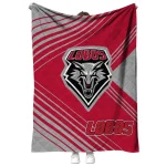 new mexico lobos arrow layers red quilt blanket best selling
